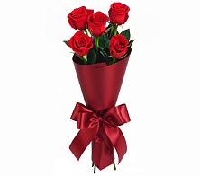 Букет 5 Красных роз Эдлесс Лав в Упорной