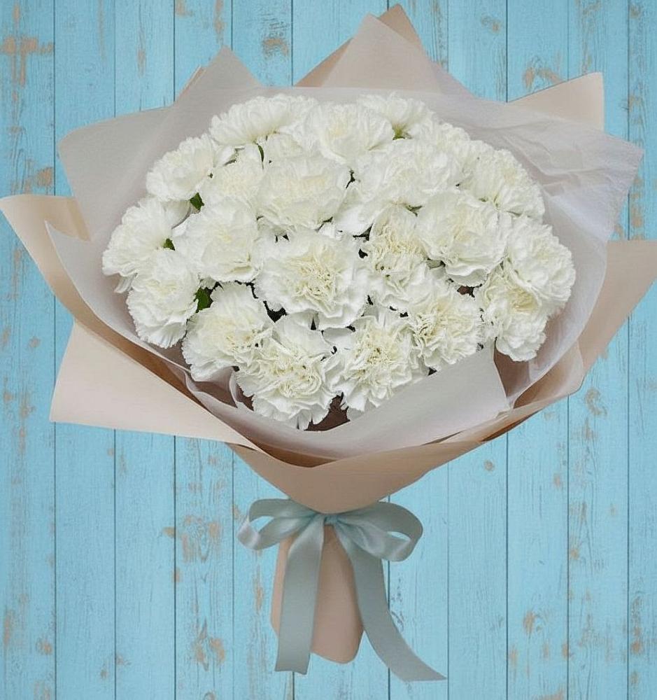 Букет цветов из: Гвоздики в Упорной