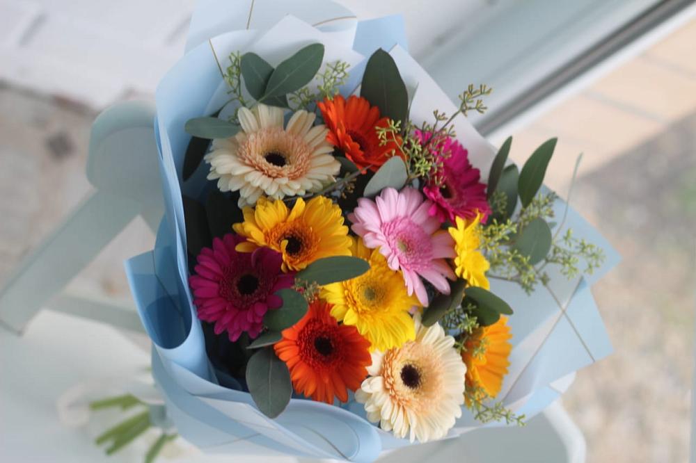 Букет цветов из: Герберы в Упорной