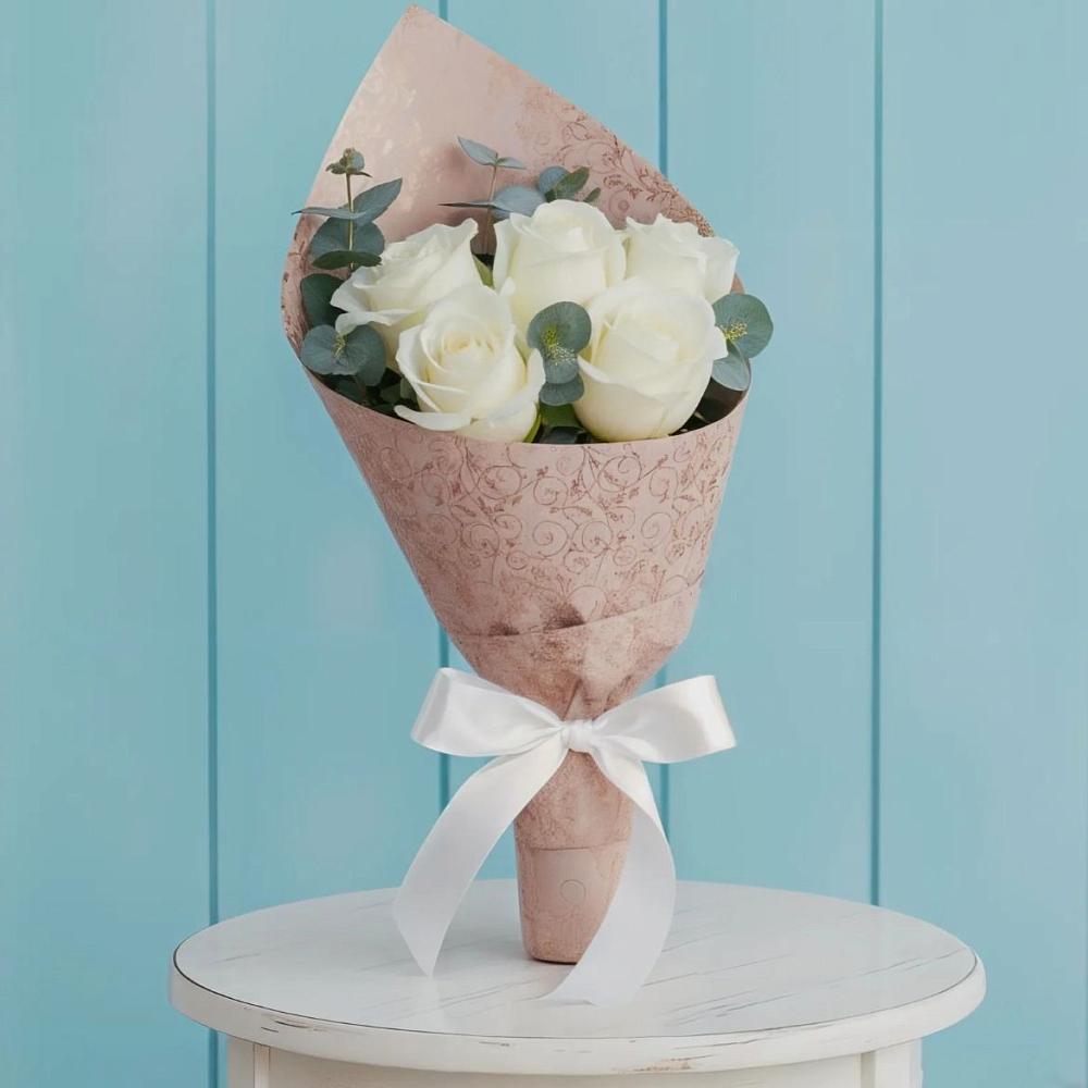 Букет цветов из: Розы в Упорной