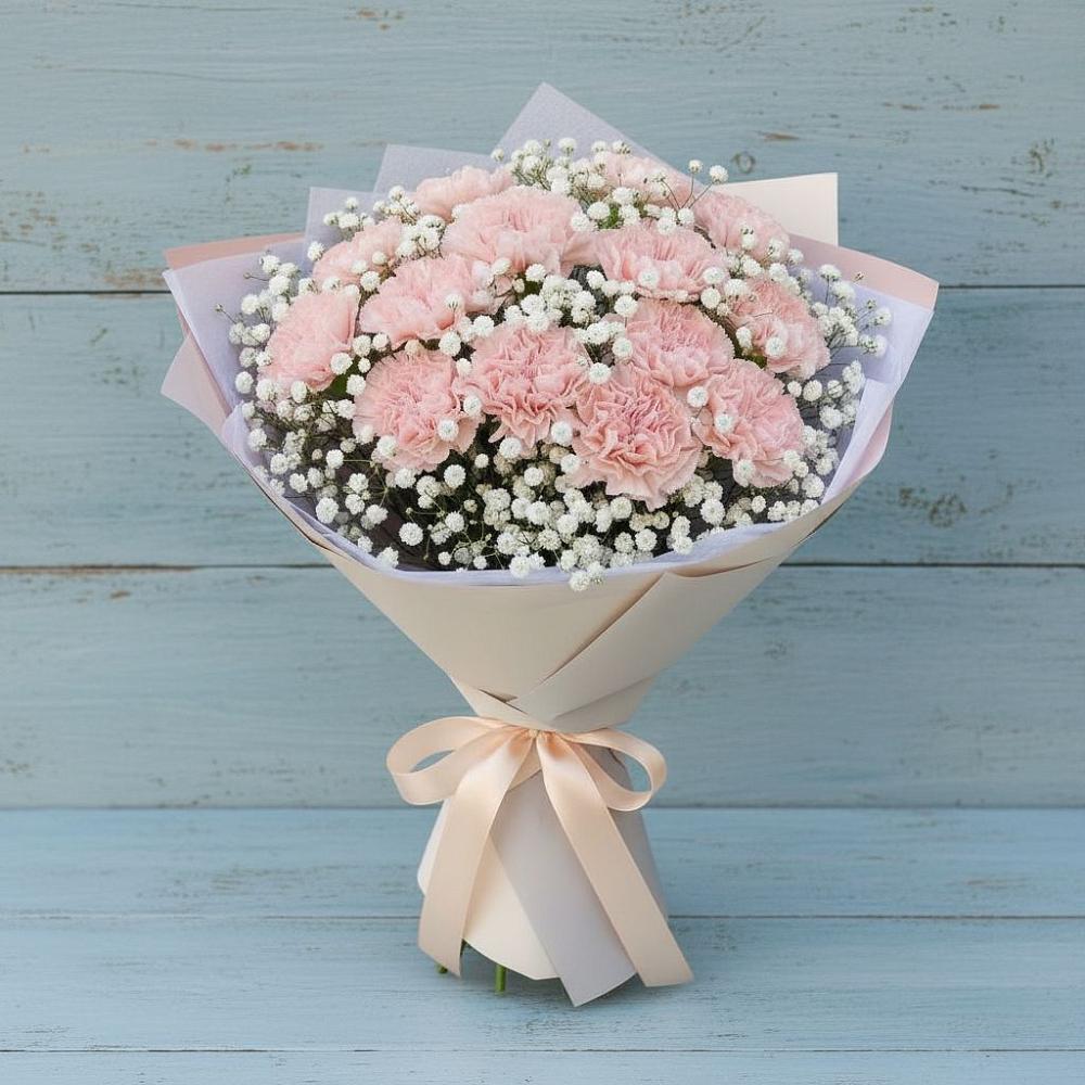 Букет цветов из: Гвоздики в Упорной