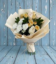 Букет цветов из:  Розы и Хризантемы в Упорной