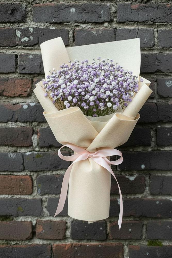 Букет цветов из: Гипсофила в Упорной