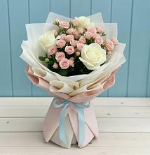 Букет цветов из:  Розы в Упорной