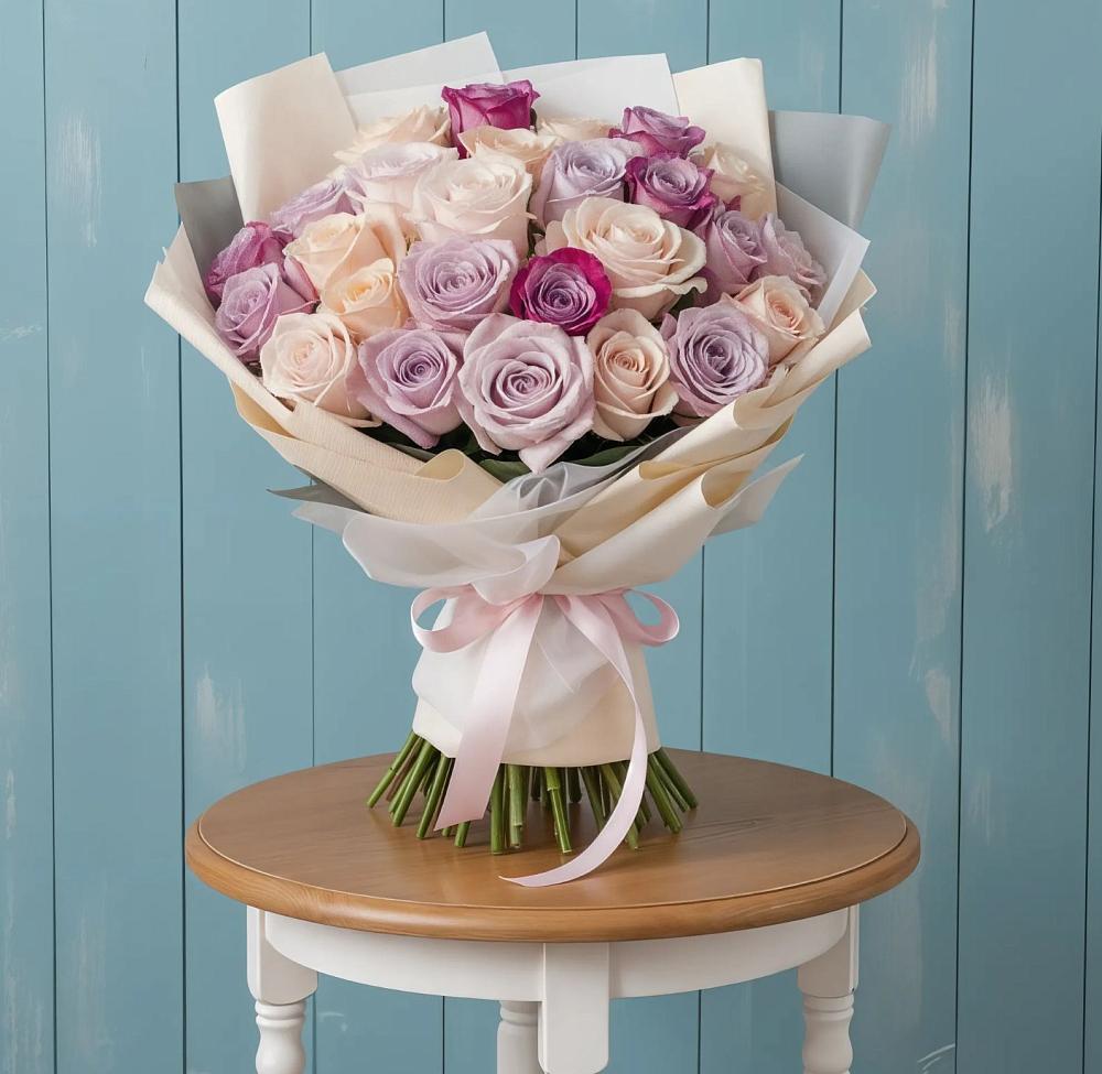 Букет цветов из: Розы в Упорной