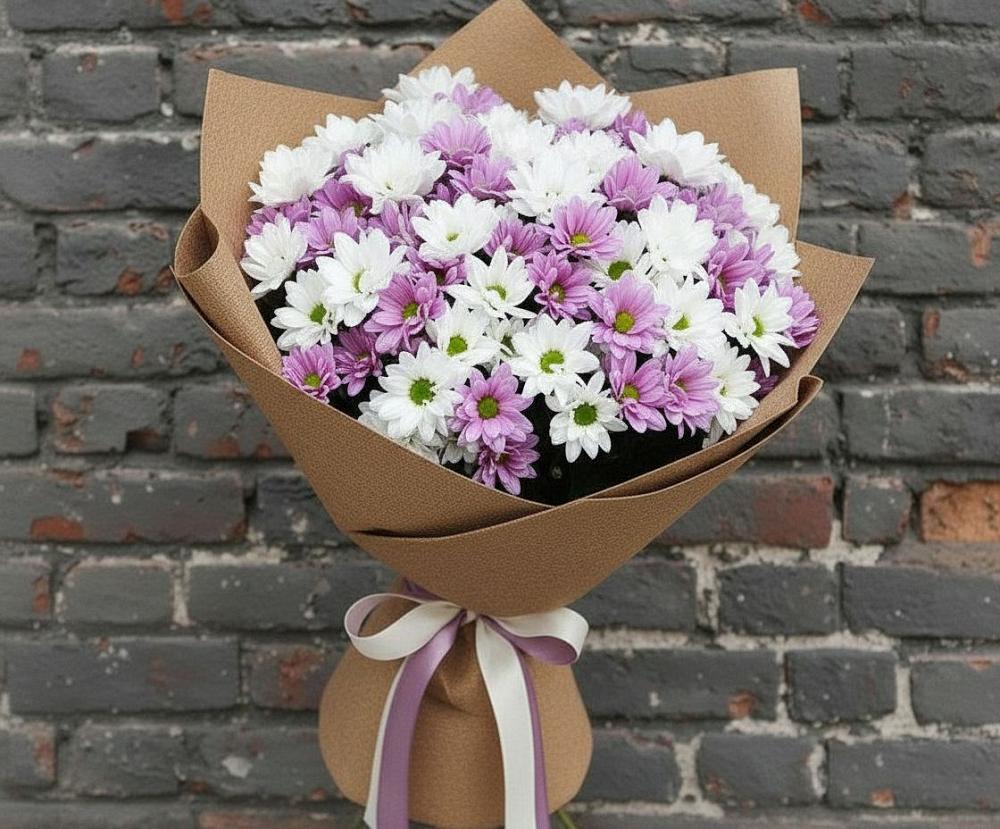 Букет цветов из: Хризантемы в Упорной