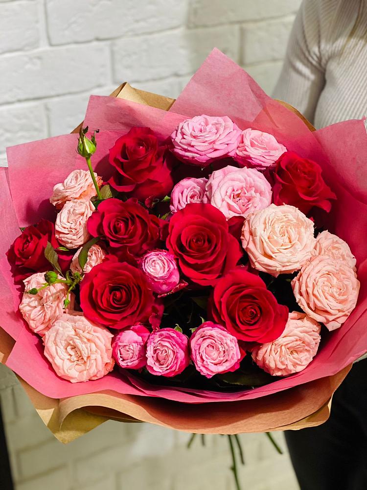 Букет цветов из: Розы в Упорной