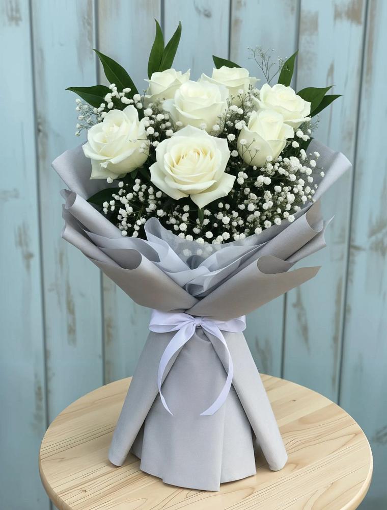 Букет цветов из: Розы в Упорной