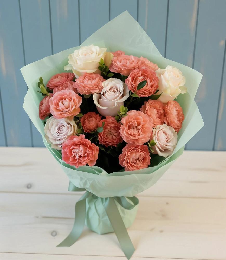 Букет цветов из: Розы в Упорной