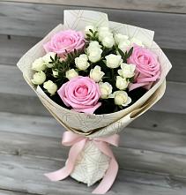Букет цветов из:  Розы в Упорной