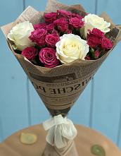 Букет цветов из:  Розы в Упорной