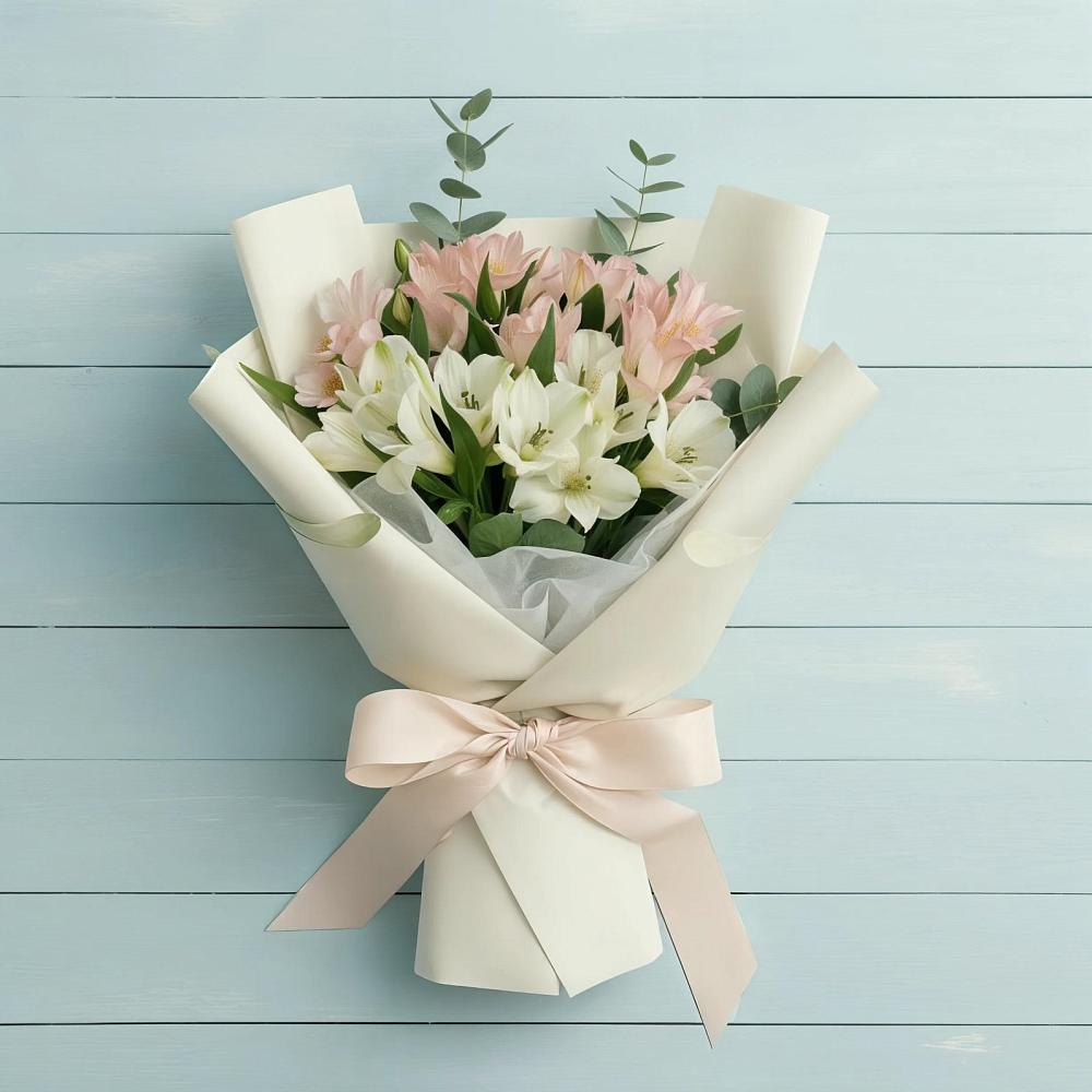 Букет цветов из: Альстромерии в Упорной