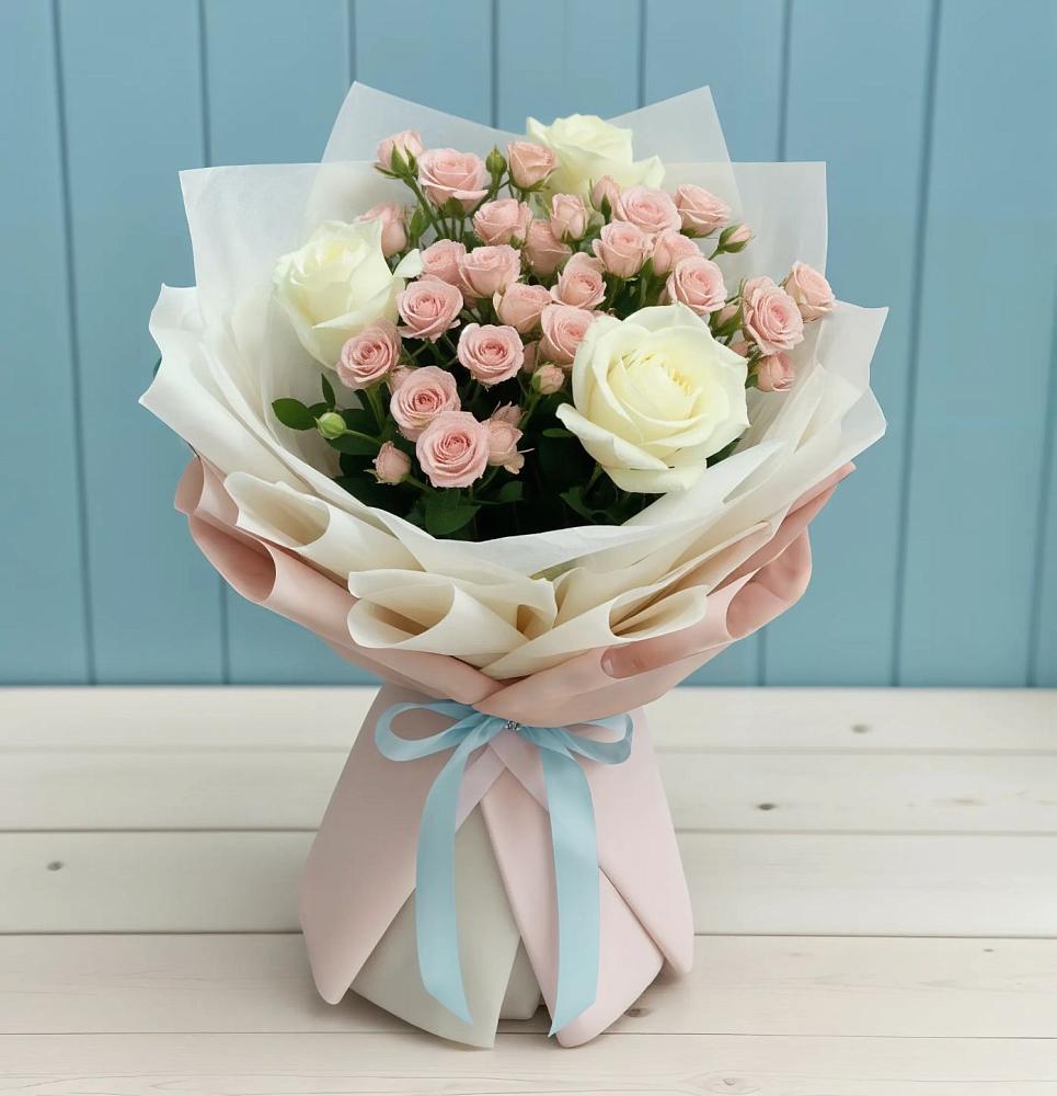 Букет цветов из: Розы в Упорной