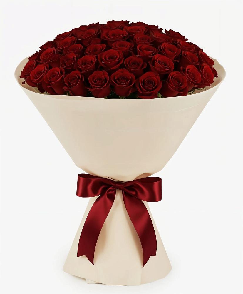 Букет 101 Бордовая роза Блэк Бакарра в Упорной