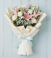 Букет цветов из:  Лилии в Упорной