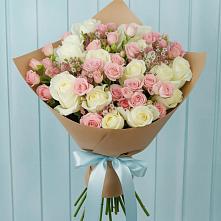 Букет цветов из:  Розы в Упорной