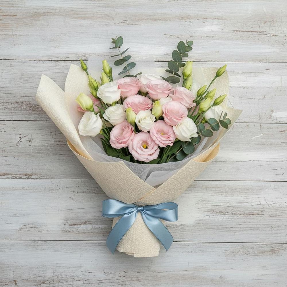 Букет цветов из: Лизиантусы в Упорной